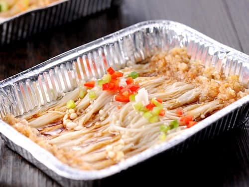 兴宁锡纸烤金针菇